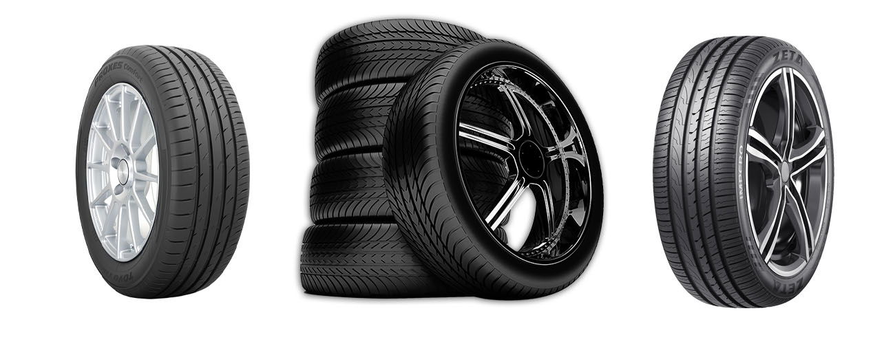 Different quality tyres